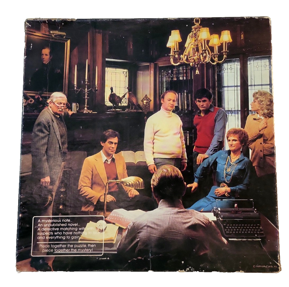 Springbok Jigsaw Puzzle Plus Game "A Puzzle Most Murderous!" Instructions 20x20"